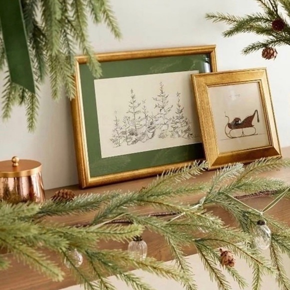 Hearth & Hand with Magnolia 10"x14" Tree Sketch Framed Christmas Wall Art - Picture 2 of 5